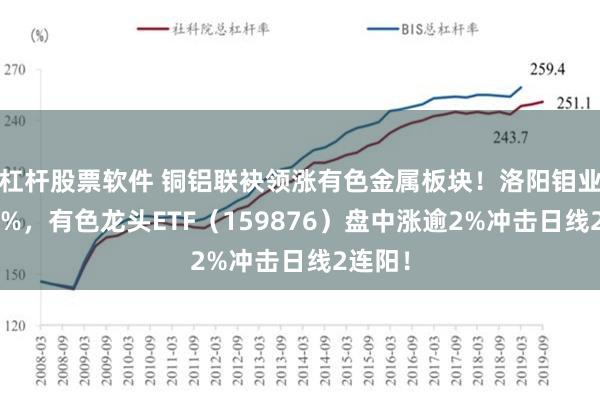 杠杆股票软件 铜铝联袂领涨有色金属板块！洛阳钼业涨超6%，有色龙头ETF（159876）盘中涨逾2%冲击日线2连阳！