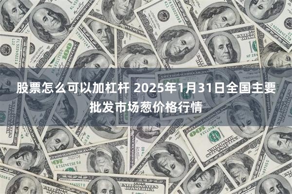 股票怎么可以加杠杆 2025年1月31日全国主要批发市场葱价格行情