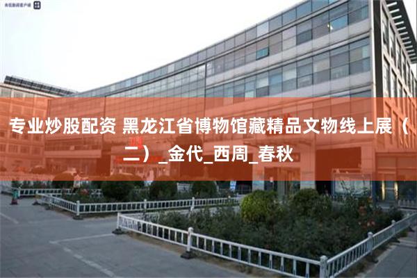 专业炒股配资 黑龙江省博物馆藏精品文物线上展（二）_金代_西周_春秋